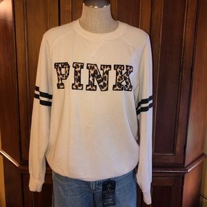 PINK Cheetah Print Pullover